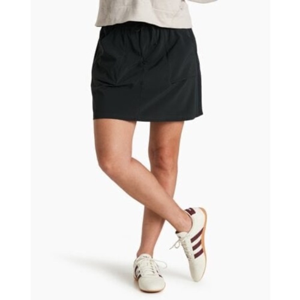 Toad&Co Womens Black Boundless Skort Active Hiking Athletic Skirt Small